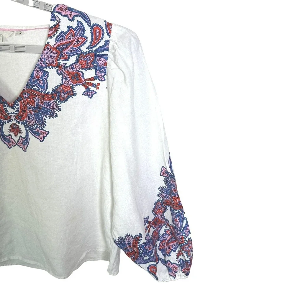 Boden white linen